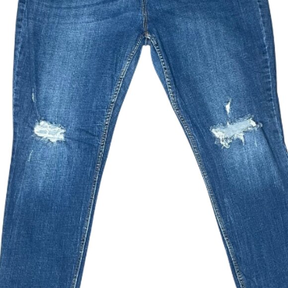 Old Navy Rockstar Distressed Whiskering Super Skinny Plus Size Jeans 18 Casual - Picture 3 of 8